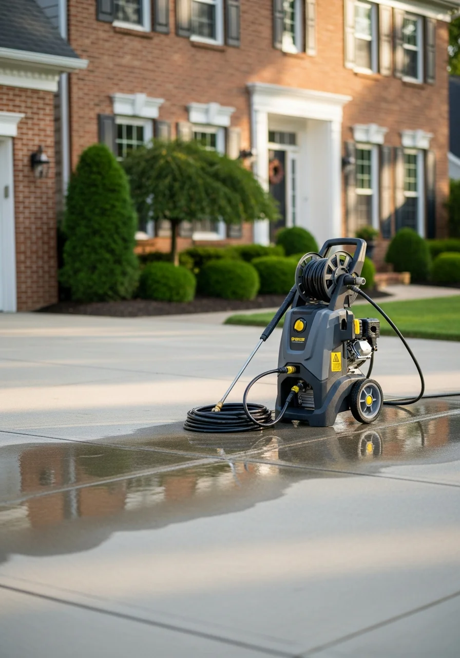 Skilled tradesperson performing detailed work on a residential property.